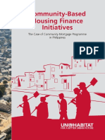 Community Based Housing Finance Initiatives