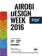 NAIROBI DESIGN WEEK 2016 | Festival Guide | #NDW2016