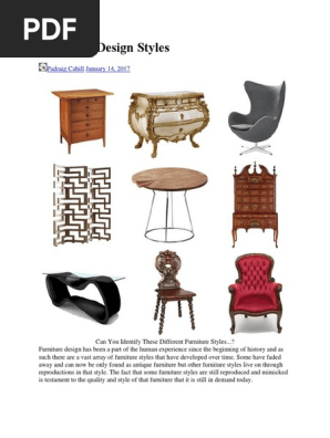 Style Type of Furniture