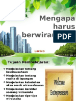 Slide #1 Mengapa Harus Berwirausaha