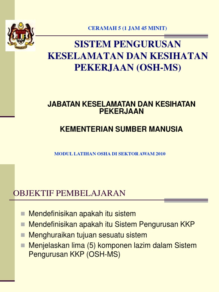 Tajuk 1.4 OSHMS pt1  PDF