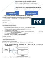 Cuestionario de Segundo Parcial de Ciencias Naturales