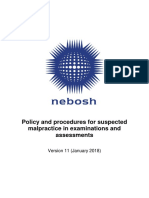 Nebosh Policy