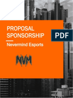 Proposal Sponsorship Esport
