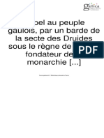 Appel Au Peuple Gaulois Par Un Druide Sous Le Règne de Clovis