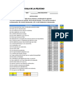 Hojas y Respuestas Claves de La Escala de Felicidad