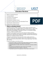 Literature Reviews