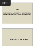 Thermal Insulation, Sound Insulation and Fire