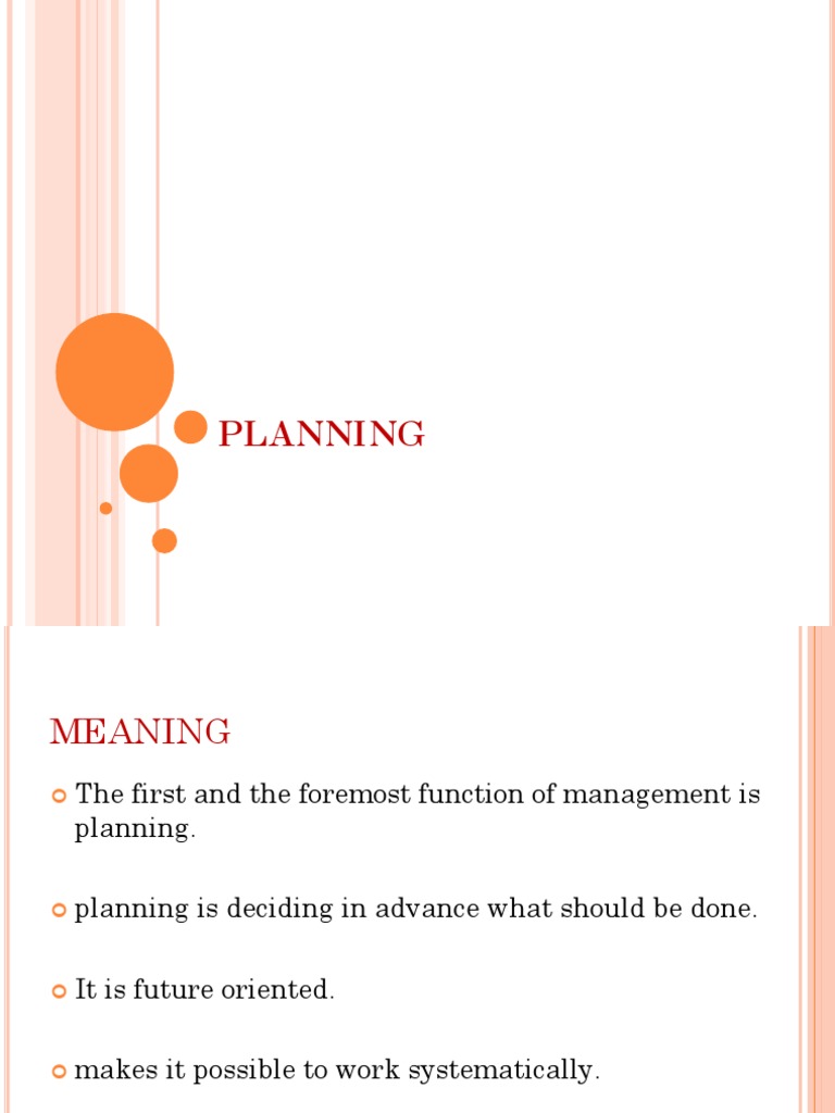 Lecture 2 & 3 - Planning | PDF | Swot Analysis | Strategic Planning