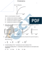 Kinematics PDF