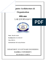 Computer Architecture and Oragnization