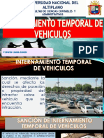 Internamiento Temporal de Vehiculos