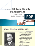 Deming, Juran and Crosby: Fathers of Modern Quality Management