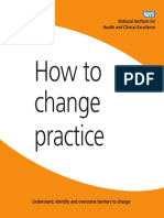 How To Change Practice Barriers To Change