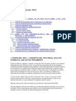 Teoría del tipo penal: concepto, evolución e importancia