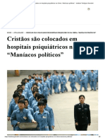 Cristãos são colocados em hospitais psiquiátricos na China_ “Maníacos políticos” - Instituto Teológico Gamaliel.pdf