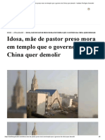 Idosa, mãe de pastor preso mora em templo que o governo da China quer demolir - Instituto Teológico Gamaliel.pdf