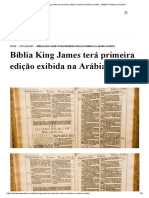 Bíblia King James terá primeira edição exibida na Arábia Saudita - Instituto Teológico Gamaliel.pdf