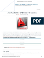 Gratis AutoCAD 2017 SP1 Final Full Version PDF