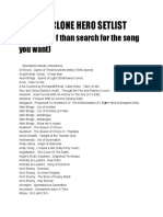 Song List, PDF, Recorded Music