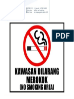 Dilarang Merokok