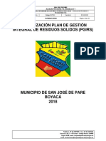 Informe Ajustes y Actualizacion Pgirs San Jose 2018 21 Dic