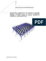 Memoria de Calculo Cobertura Metalica