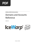 ICEWRAP DOMAIN and ACCOUNT REFERENCE