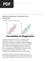 Difference Between Correlation and Regression (With Comparison Chart) - Key Differences