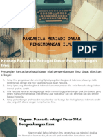 Pancasila MJD DSR Pengembangan Ilmu