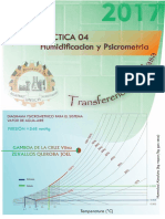 INFORME 4 .Humidificacion y Psicometria