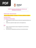 W8-SIM337 Contemporary Developments in Business and Management Assessment For FL9 and GL9