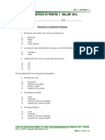 Evaluativo - Fluidos Modulo I - Parte I