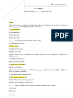 Full Test 1 (Key) PDF