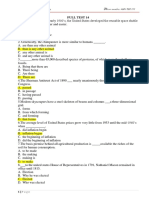 Full Test 14 (Key) PDF
