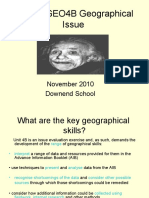 Unit 4B GEO4B Geographical Issue PPT Nov 2010
