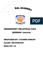 Chemistery Practical File