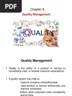 Chapter 9. Quality Management