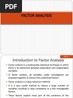 Factor Analysis