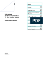 Hmi Comfort Panels Outdoor Operating Instructions e en-US PDF