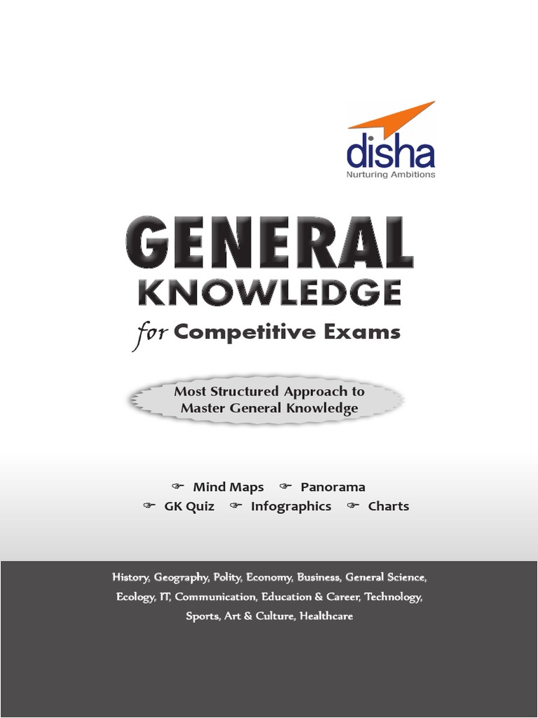 Disha General Knowledge For Competitive Exam | PDF | Kerala | Gujarat
