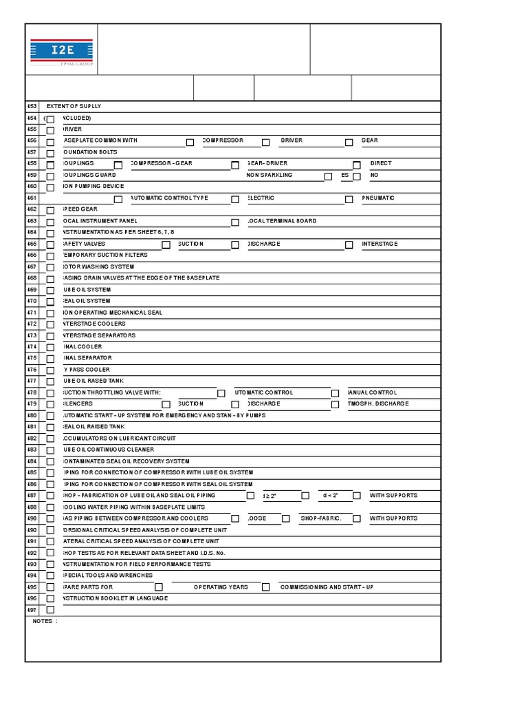 Centifugal Compressor TDS API 617 | PDF | Lubricant | Pump