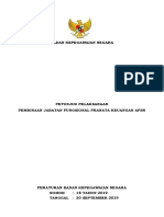Peraturan Badan Kepegawaian nasional tentang Jabatan Fungsional Pranata keuangan