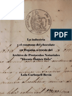 La Industria y El Consumo de Chocolate en España