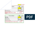 Time Curve Calculation