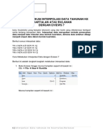 Interpolasi Data Tahunan Ke Kuartalan Atau Bulanan PDF
