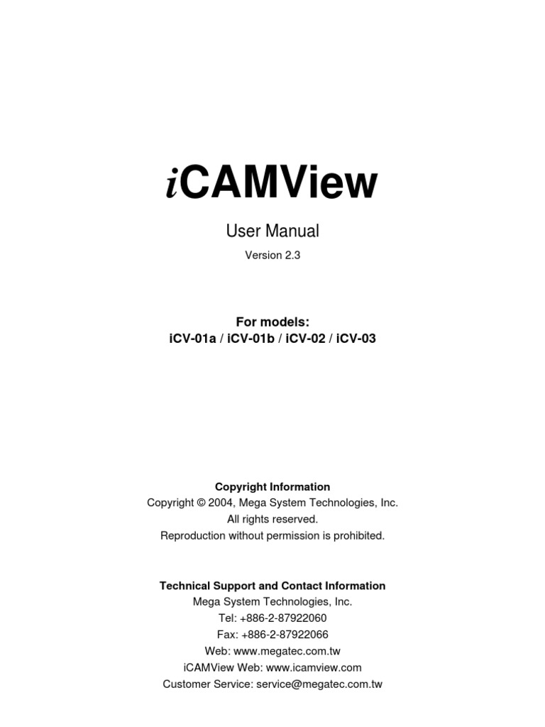 Icamview en v2 3 | PDF | Ip Address | Domain Name System
