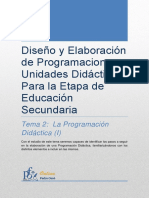 Programación Didáctica Secundaria