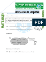 Ficha Interseccion de Conjuntos para Tercero de Primaria PDF