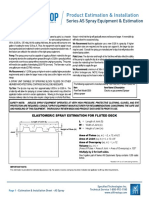 AS Spray Product Estimation and Installation Sheet